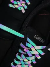 Cordones reflectantes holográficos de 120/140/160cm para mujer y hombre, cordones de zapatos que brillan en la oscuridad para zapatillas deportivas, soga para calzado