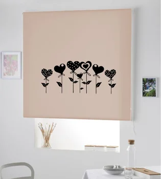 

Blind Iroa roll with drawing/Balloon Heart! ROLLER BLINDS TRANSLUCENT! (LAND 100X175)
