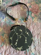 Bolsos redondos de encaje para mujer, bandoleras cruzadas de piel sintética de alta calidad, con cadena de flores frescas pequeñas, gran oferta, 2020