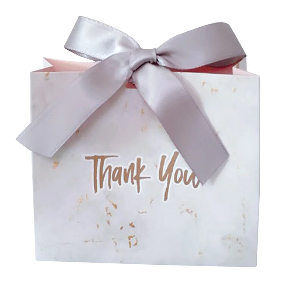 

New Creative Grey Marble Gift Bag Box for Party Baby Shower Paper Chocolate Boxes Package/Wedding Favours candy Boxes