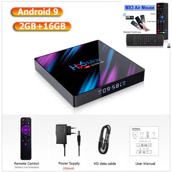 H96Max Smart TV BOX Android box 9.0 rk3318 4K Dual Wifi BT Media player Fast Play Store Android tv Set top BOX H96 max high quality tv stick TV Sticks