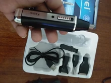 Kemei-cortadora de pelo 4 en 1 para oreja y nariz, maquinilla de afeitar profesional, indolora, para cejas y vello Facial