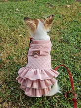 Warm Pet Dog Dress Vest Jacket For Dogs Cats Winter Chihuahua Yorkies Clothes Maltese