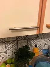 Barra en T de acero inoxidable para puerta alacena, 50mm-450mm, tirador del mango muebles perillas de gabinete, manija del cajón del armario