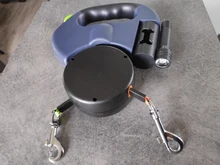 Leash Automatic Lead Traction-Rope Pet-Supply Nylon Dog Double-Head Outdoor Walking Solid