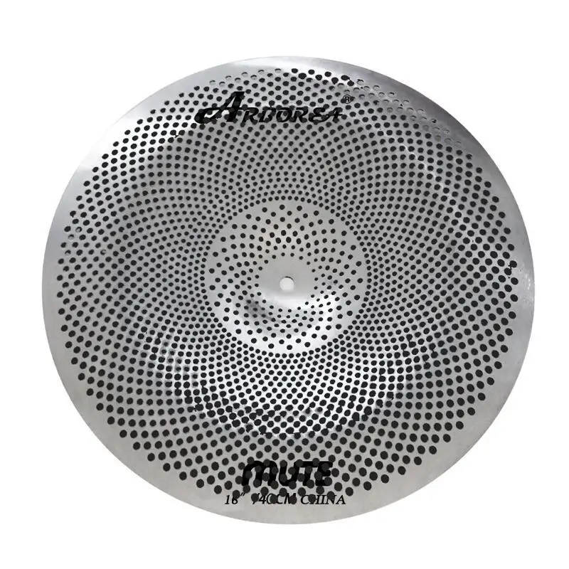 Arborea Silent Cymbals Low Sound 18" China Silver/Golden/Black/Colorful For Drum Practice