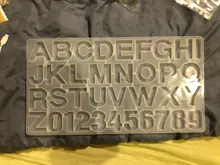 Moldes de resina epoxi de alfabeto inglés de 7 estilos, moldes de fundición de silicona de estilo mixto para DIY, fabricación de joyas, suministros de búsqueda, accesorios