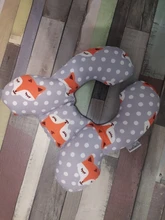 Bebé niño en forma de U Almohada de lactancia bebé enfermería bebé Almohada adaptable a la forma de bebés cojín para Soporte Corporal Almohada ropa de cama