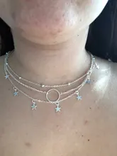 SUMENG-gargantilla moderna de dos capas para mujer, collar redondo, gargantilla de Color dorado, joyería para mujer 2021