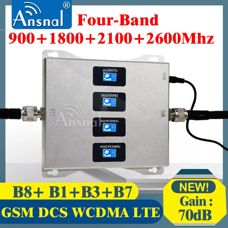 1PCS Four-Band 900 1800 2100 2600Mhz 4G Cellular