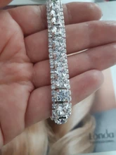 Pulseras de plata de ley 925 con zirconia cúbica, brazaletes de 14 colores con cadena de eslabones de cristal austriaco