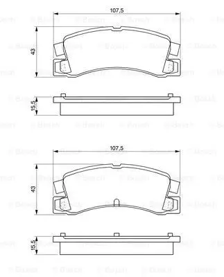 Disc pads rear Toyota Corolla/Celica 1.6-2.0D &amp 16V 87-0 |