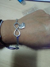 PULSERAS CON ABALORIOS de corazón para mujer, cadena de eslabones hecha a mano, Infinity, regalo de joyería, novedad de 2020