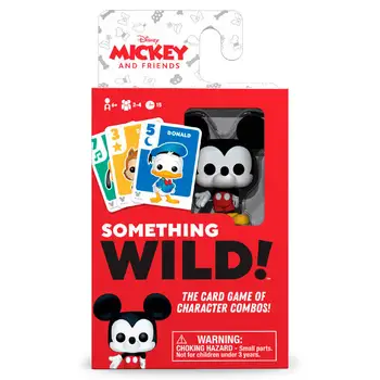 

Box 4 Games cards Something Wild! Mickey And Friends Disn toys Funko Pop board games