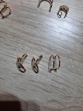 Pendiente de cartílago falso para mujeres y hombres, Clips de oreja sin Piercing, de hojas doradas, joyería, regalos al por mayor