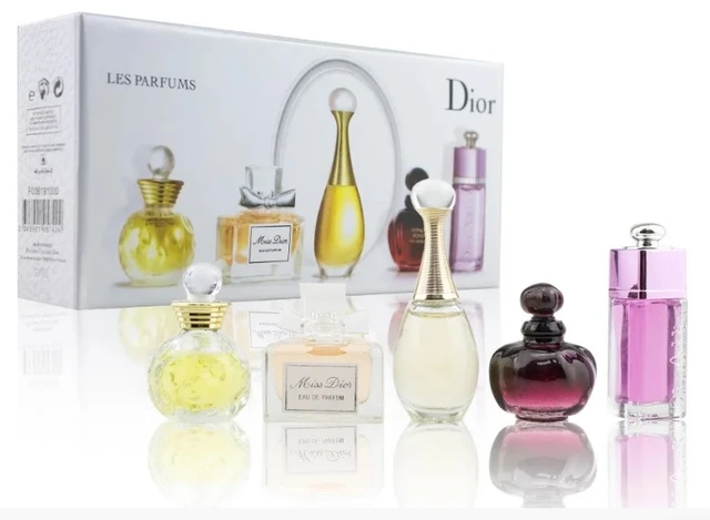 Gift Set of perfume Dior 5 fragrances in mini-vials of 5 ml