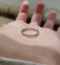 LEKANI-Anillo de plata de primera ley con forma de corazón para mujer, sortija, plata esterlina 925, corazón, estrella, boda, 5 estilos, gran oferta, 2020