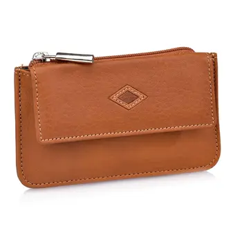 

Fashion change purse men skin with keychain multicolor CROSS 335