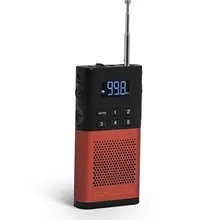 ТРАНЗИСТОР радио SCHNEIDER PICCOLO AM/FM светодиодный красный