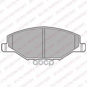 Колодки Передние Vw Polo Sedan Rus Lp2444 Delphi арт. LP2444