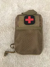 Kit de primeros auxilios militar portátil, bolsa vacía, bolsa resistente al agua para senderismo, viaje, casa, coche, tratamiento de emergencia
