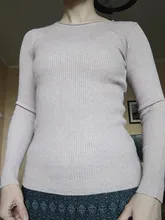 Suéter coreano mujeres suéteres de punto para las mujeres de manga larga básica suéter blanco de talla grande otoño mujer jerséis de punto, suéter XL