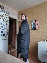 Fit Coat Spring Women Parkas Cotton-Padded Black Autumn Long Fashion EAM New Loose 19a-A319