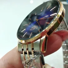 LIGE-Reloj de lujo con correa de acero dorado rosa para mujer, accesorio de pulsera resistente al agua, de marca superior