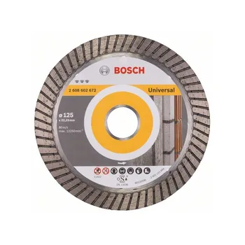 

BOSCH 2608602672 diamond cutting disc Best Universal Turbo 125x22,23x2,2x12