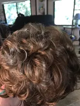 Pelucas sintéticas rizadas cortas StrongBeauty resistente al calor pelo de mujer peluca