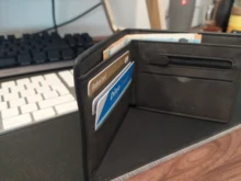 Cartera de piel sintética para hombre, cartera con monedero con bolsa con cierre monederos pequeños, monedero Delgado, nuevo diseño, 2020