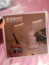 Desk-Lamp Bedside Dimming-Adjustment Study Bedroom Reading Living-Room Rechargeable Children