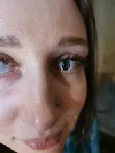 2 unids/par-lentillas de colores para disfraz de Halloween, lentes de contacto para ojos de Anime, colores para Cosplay, Rojo