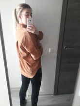 KPYTOMOA-blusas holgadas asimétricas de manga larga para mujer, camisas de pana con bolsillos de gran tamaño a la moda, Tops Chic para mujer 2020