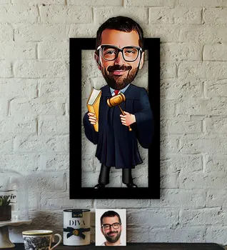 

Personalized Mr Prevail Caricature OF 3D Wood Tablo-1 Reliable Quality Cost Effective Gift Decoration Modern Air