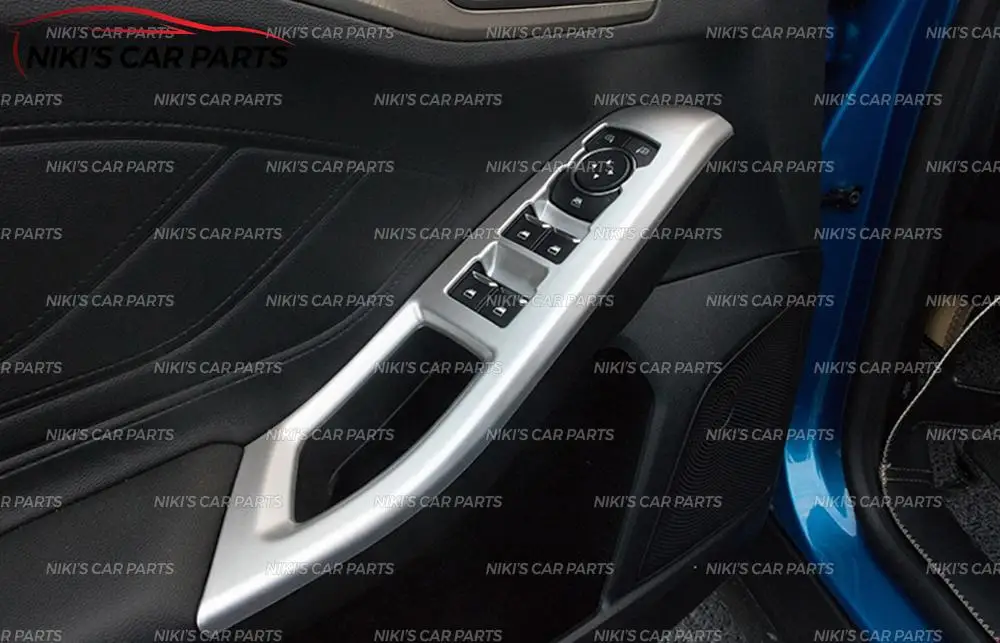 Накладки на блок управления окнами для Ford Focus-ABS пластик 1 комплект/4 шт. формовочные украшения для стайлинга автомобилей