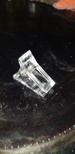 Soporte para molde de uñas plásticas, Clips transparentes de moda, accesorios para manicura, 2021 extensores de pegamento, 1 Uds.