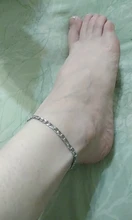 Tobillera de acero inoxidable para mujer, pulsera de tobillo con cadena de eslabones, para playa, regalo de joyería, 2021