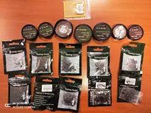 Carp Hooks Sharp Black Barbed-Curve High-Carbon-Steel 30pcs-Coated Shank-Gripper-Style