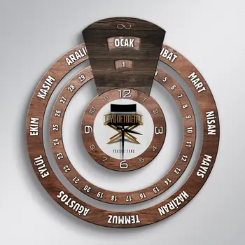 

Personalized Professional Director Infinite Mayan Calendar Wooden Wall Clock