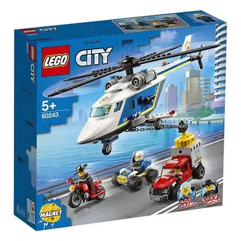 

Playset City Police Helicopter Chase Lego 60243