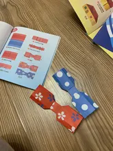 54 unidades/juego de adorno para bebé, libro de corte de papel de Origami con dibujos de animales, rompecabezas cortado de papel para niños, regalos para Juguetes educativos de Aprendizaje Temprano