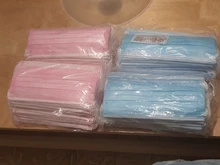 Mascarilla médica desechable, mascarilla quirúrgica de 3 capas, anticontaminación, con sujeción para las orejas, mascarilla sanitaria transpirable