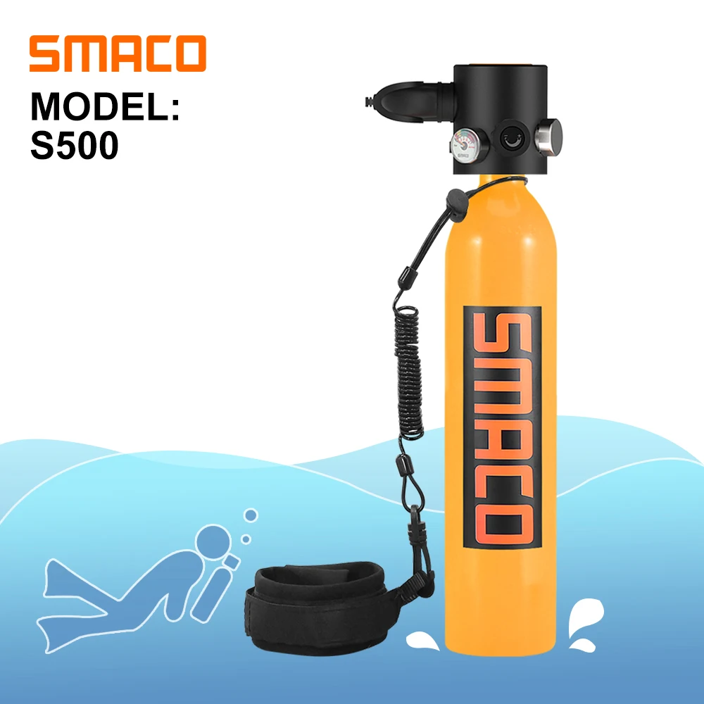Цилиндр для подводного плавания SMACO S500 комплект мини-резервуара кислорода