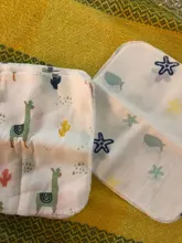 Toalla infantil de muselina para bebé, pañuelos de dos capas, toalla de 6 capas, de algodón, tejido denso, de 5 a 10 Uds.