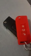 ZAD-funda de silicona para la llave del coche, 3 botones, para Mahindra XUV 500, mando a distancia