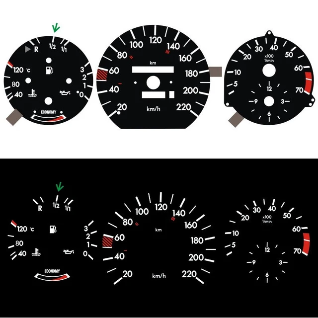 W124 Instrument Cluster Lights