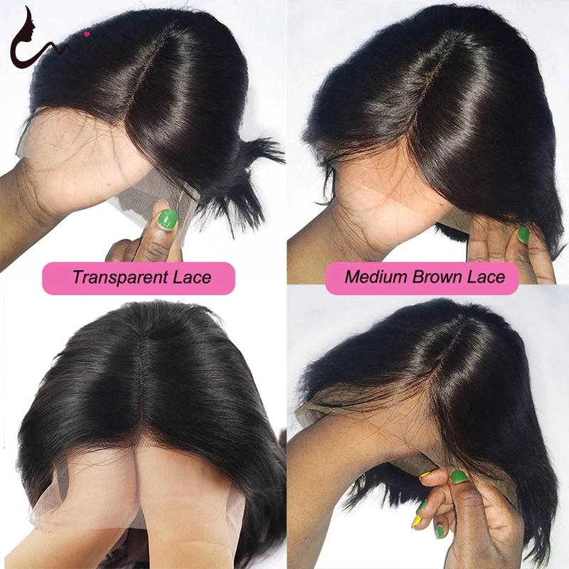 Парики из натуральных волос на кружеве Uwigs предварительно выщипанные волосы бразильские волнистые волосы на фронте шнурка al парик с волосами младенца для женщин remy