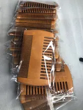 Los hombres barba de cerdas de jabalí peines de bigotes cepillo de pelo mango de madera jabalí bigote estilo desenredar plancha Facial peine de barba