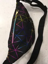 Waist-Bag Geometric-Belt-Bag Fanny-Pack Phone-Pouch Glitter Holographic Geestock Waterproof